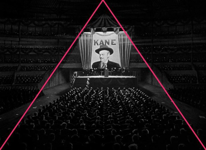 Frame do Filme The Citizen Kane Analisada com a App Composition Cam