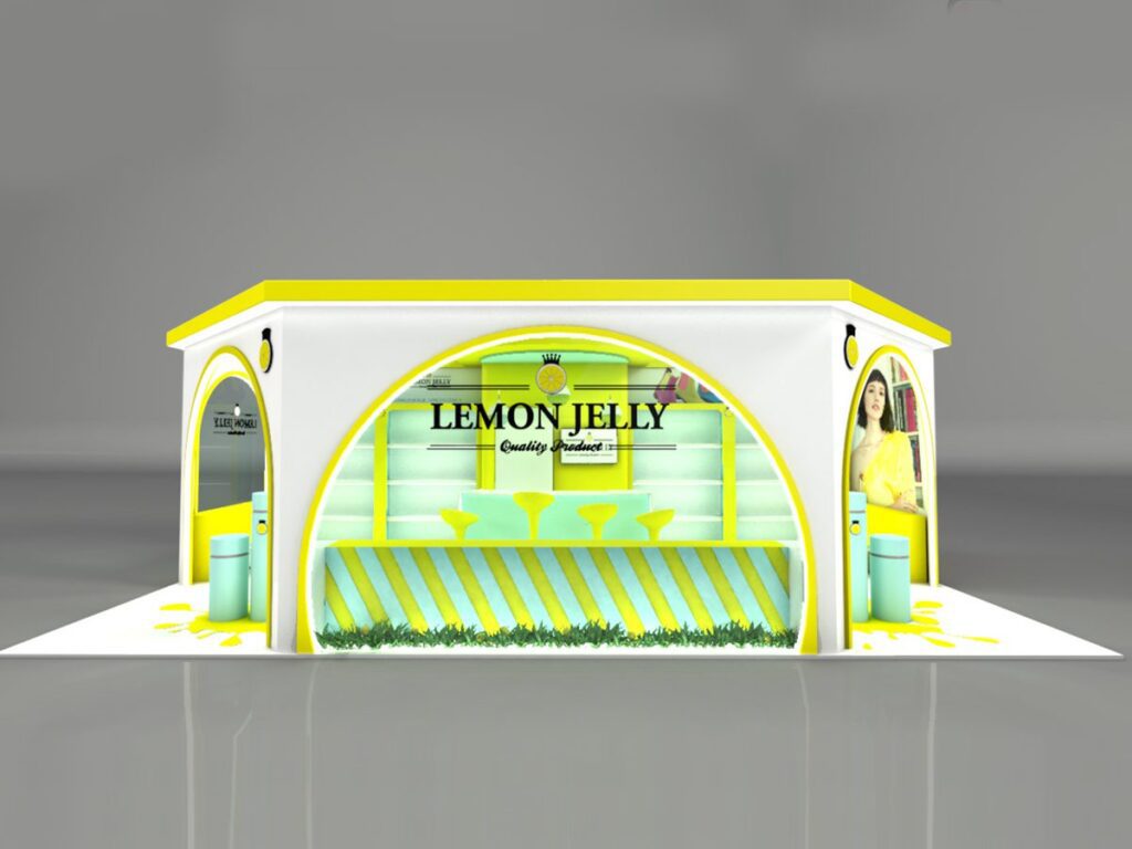 Lemon Jelly Custom Stand - 3D Design