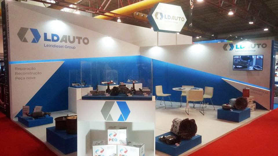 Stand LDAUTO blue and white
