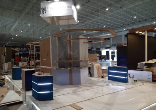 Stand construction for the customer Foquim Dental
