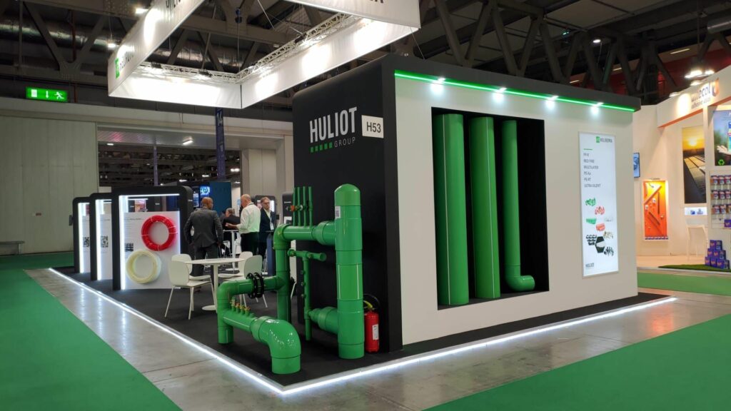 Stand Heliroma - Pipe system