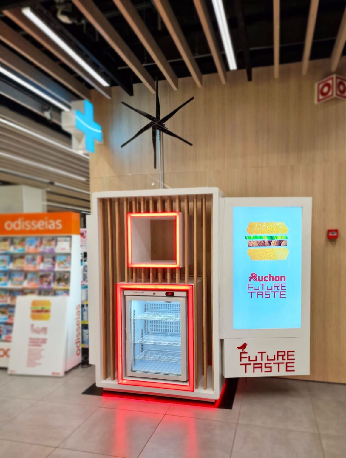 Expositor Auchan Amoreiras